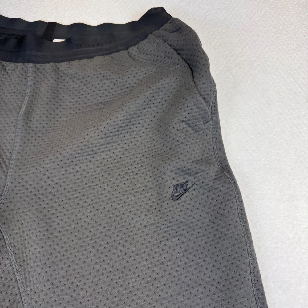 Nike Tech Pack SET Therma-FIT ADV Quilted Hoodie Men Size L‎ Pants XL Dark Gray